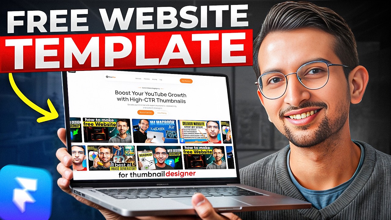 Free Portfolio Website for Thumbnail Designers and Video Editors | No Domain Needed