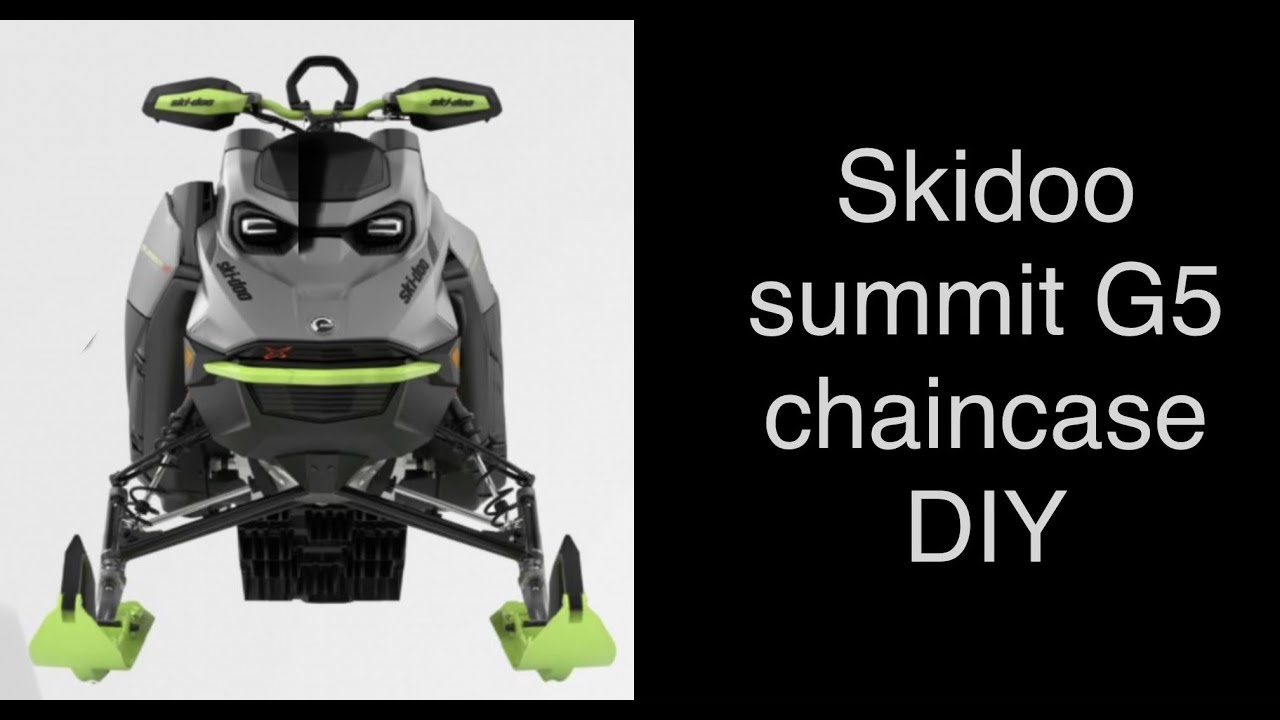 Skidoo G5 summit chaincase inspection and adjustment