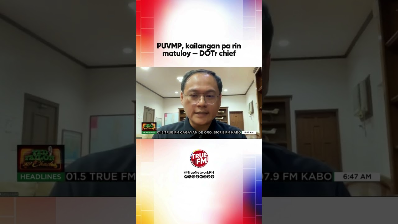 PUVMP, kailangan pa rin matuloy &mdash; DOTr chief | Ted Failon & DJ Chacha