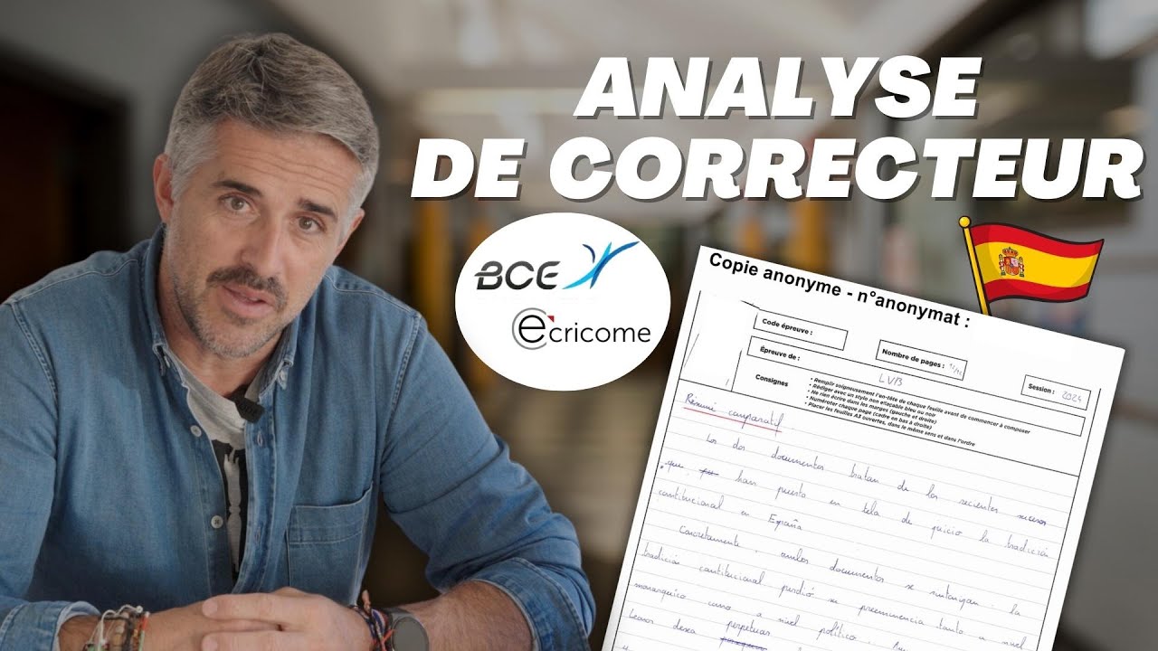 Conseil d’un correcteur et jury d’espagnol pour performer en LV2 (analyse de copie et conseils)