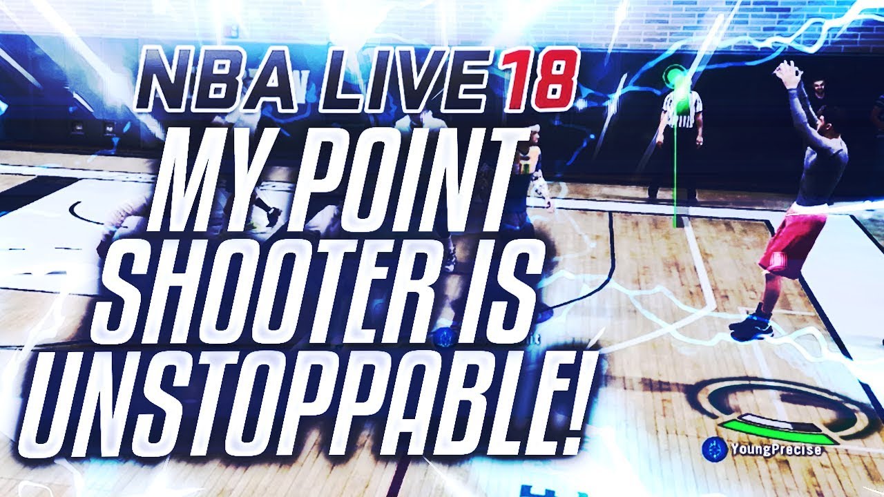 NBA LIVE 18: ONLINE PRO-AM! MY POINT SHOOTER IS UNSTOPPABLE!