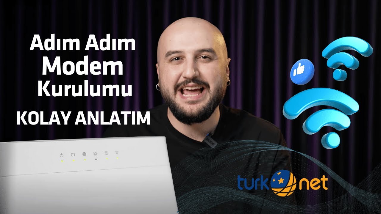 Adım Adım Modem Kurulumu - Kolay Anlatım | TurkNet