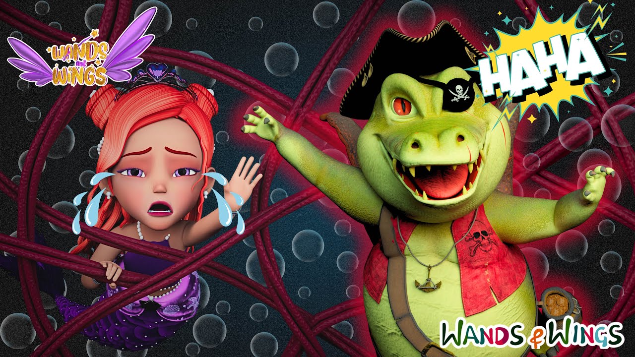 Where is our Mermaid🧜&zwj;♀️?? | Help Rescue Princess Mermaid Pearl | Rescue Kids Song | Wands & Wings