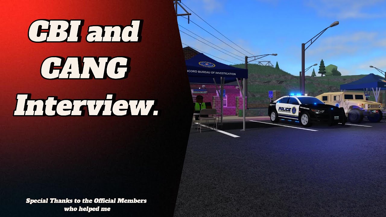AGENCIES SHOWCASE! CBI & CANG Showcase! Berkeley County Roblox