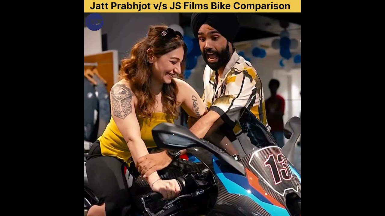 Jatt Prabhjot v/s JS Films Bike Comparison🏍️ #shorts |@DK01INFO