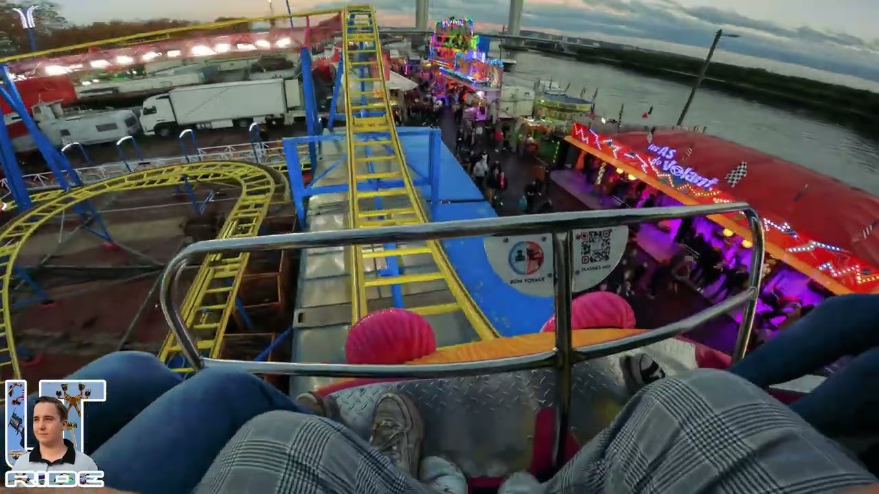 Manège CRAZY MOUSE [Coaster] Foire Saint-Romain 2022 | On ride POV #rouen #attraction #foire