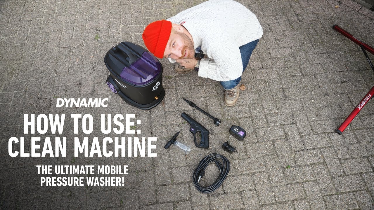How To Use: Clean Machine - The ultimate mobile pressure washer