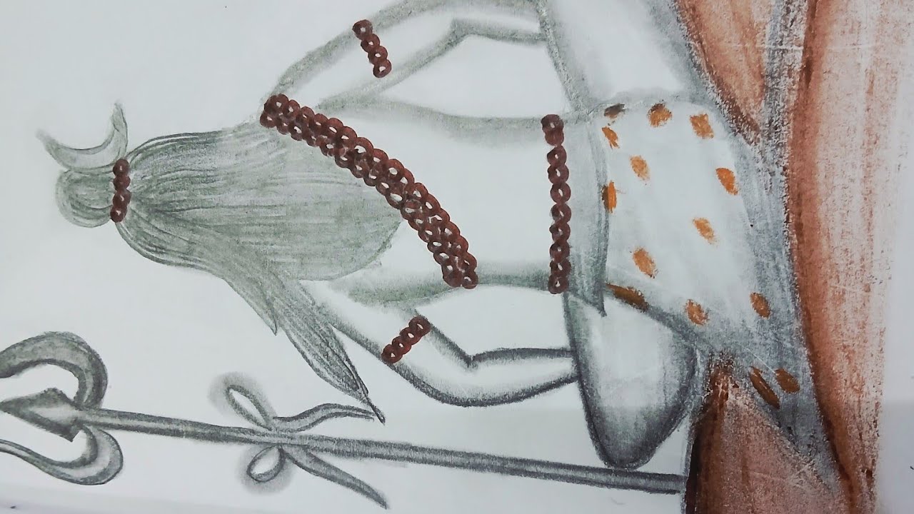 Bhole tere charno ki raj dhool jo mil jaye #live #livestreem #bholenath #sketch #sketchinglover 