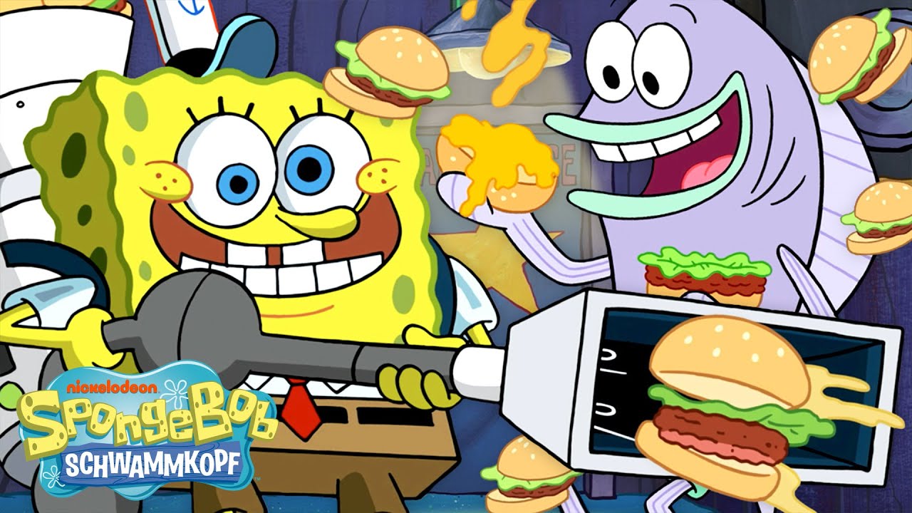 SpongeBob | Alle Krosse-Krabbe-Momente aus den NEUEN SpongeBob-Folgen 🍔 | 30-Minuten | Schwammkopf