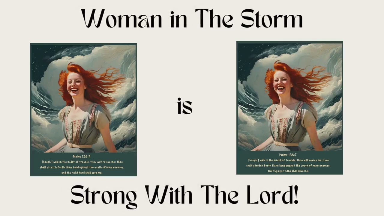 Woman In The Storm #scriptureart