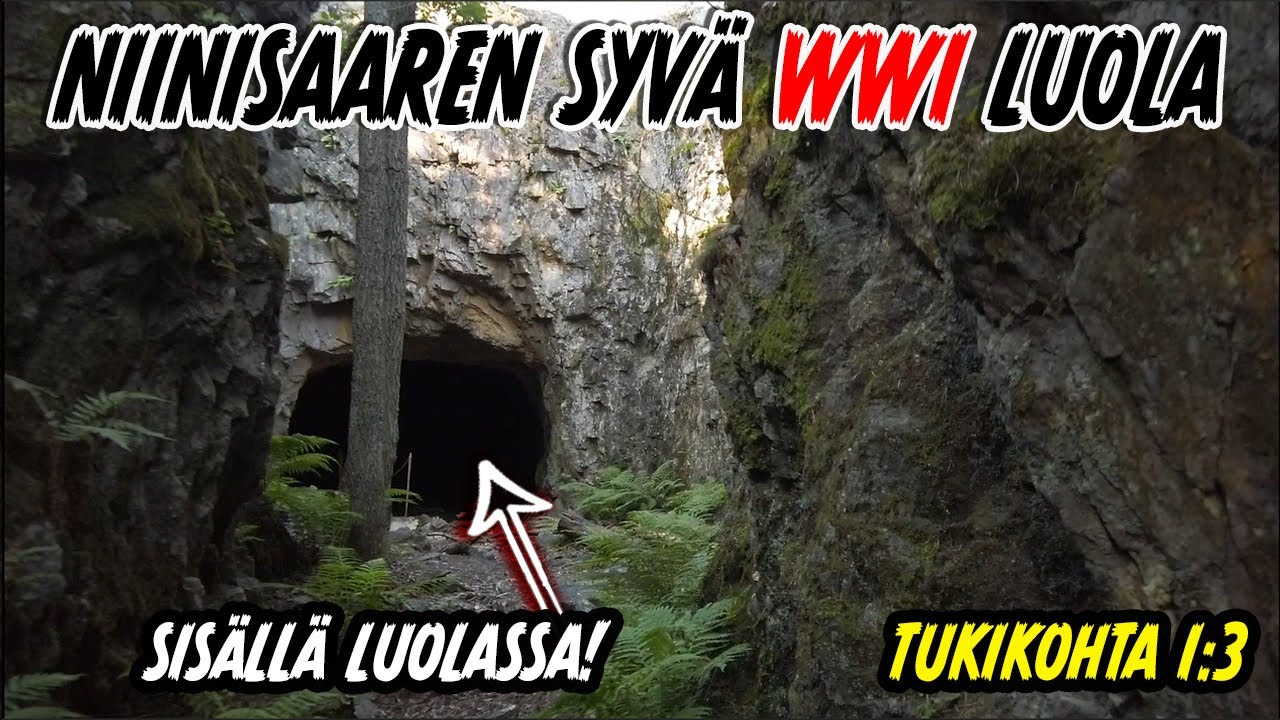 WWI Tukikohta I (Niinisaari) Vaikuttavin Luola (asema 3)