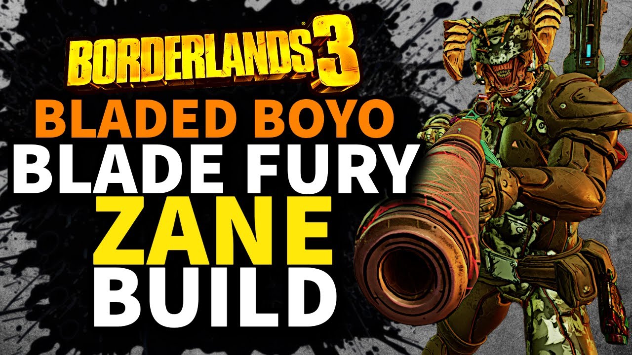 Borderlands 3 | BEST Blade Fury Zane Build | Bladed Boyo | Level 72 Mayhem 11 | Save File