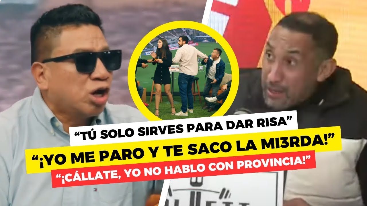 LAS PELEAS MÁS PICANTES de PERIODISTAS DEPORTIVOS de PERÚ que TERMINARON MAL | BRUTALIDAD | PARTE 2