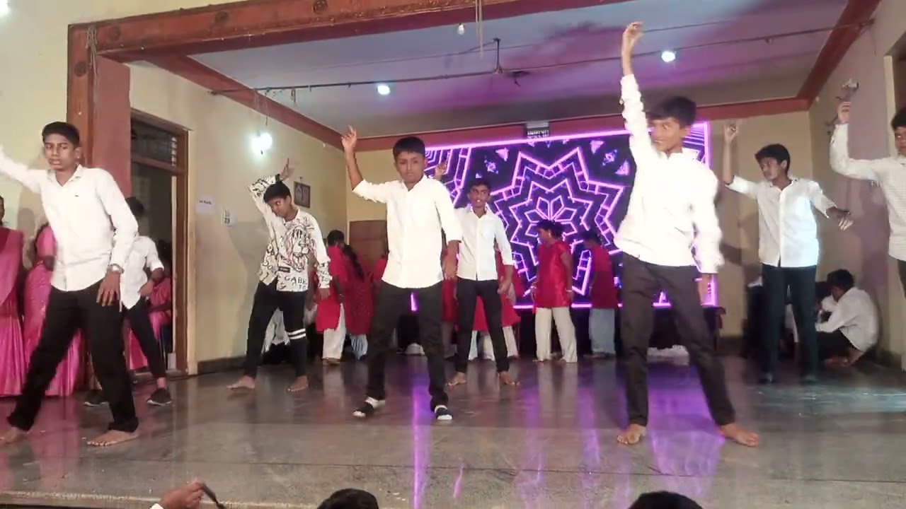 Divyachethana English high school of annual sports day of 6th A2 dance 