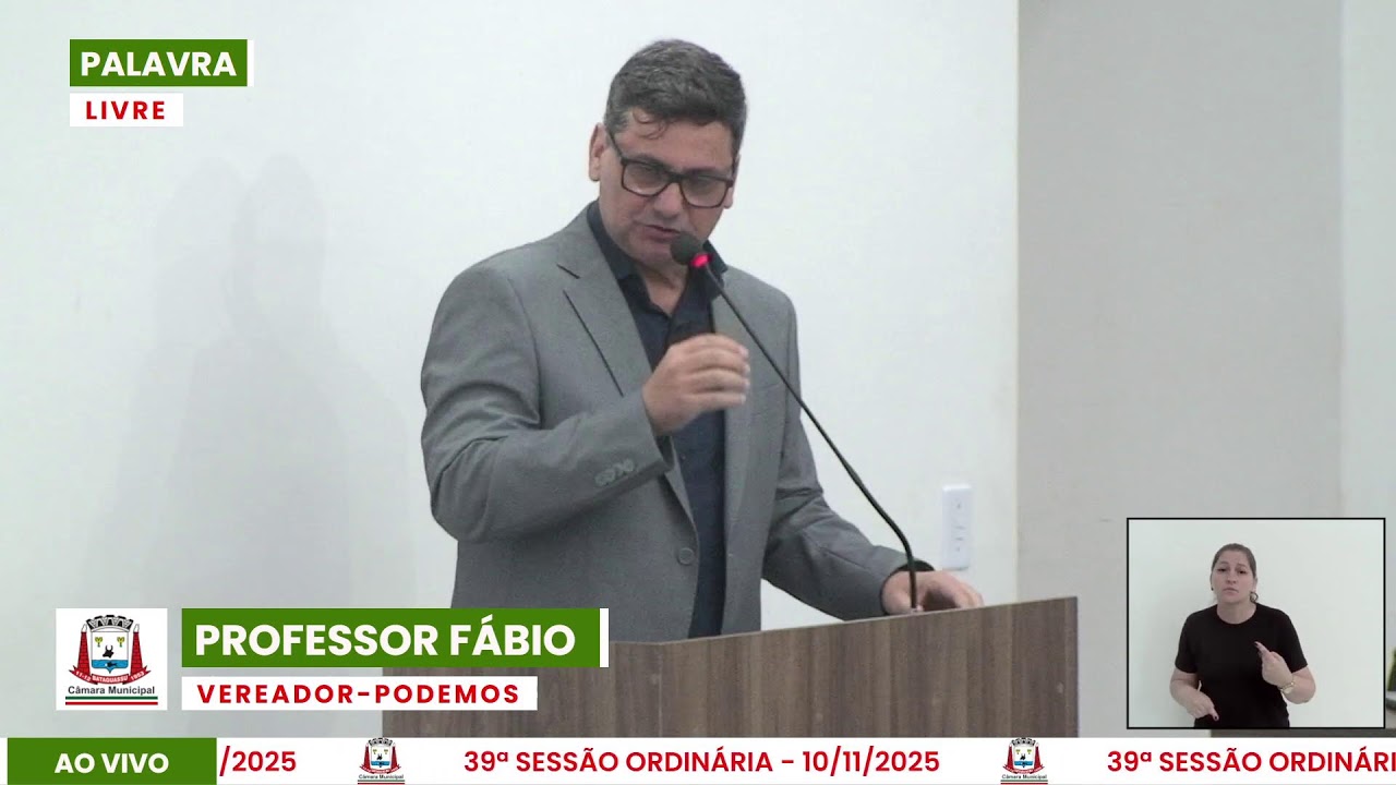 39ª SESSÃO ORDINÁRIA - 10/11/25