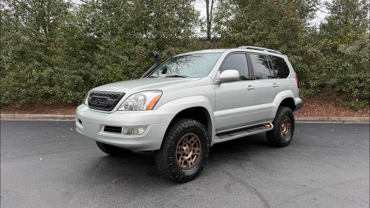 Lexus GX470 2004 года выпуска - пробег 182 000 миль, комплект подвески Apache AX2 Long Travel - в...