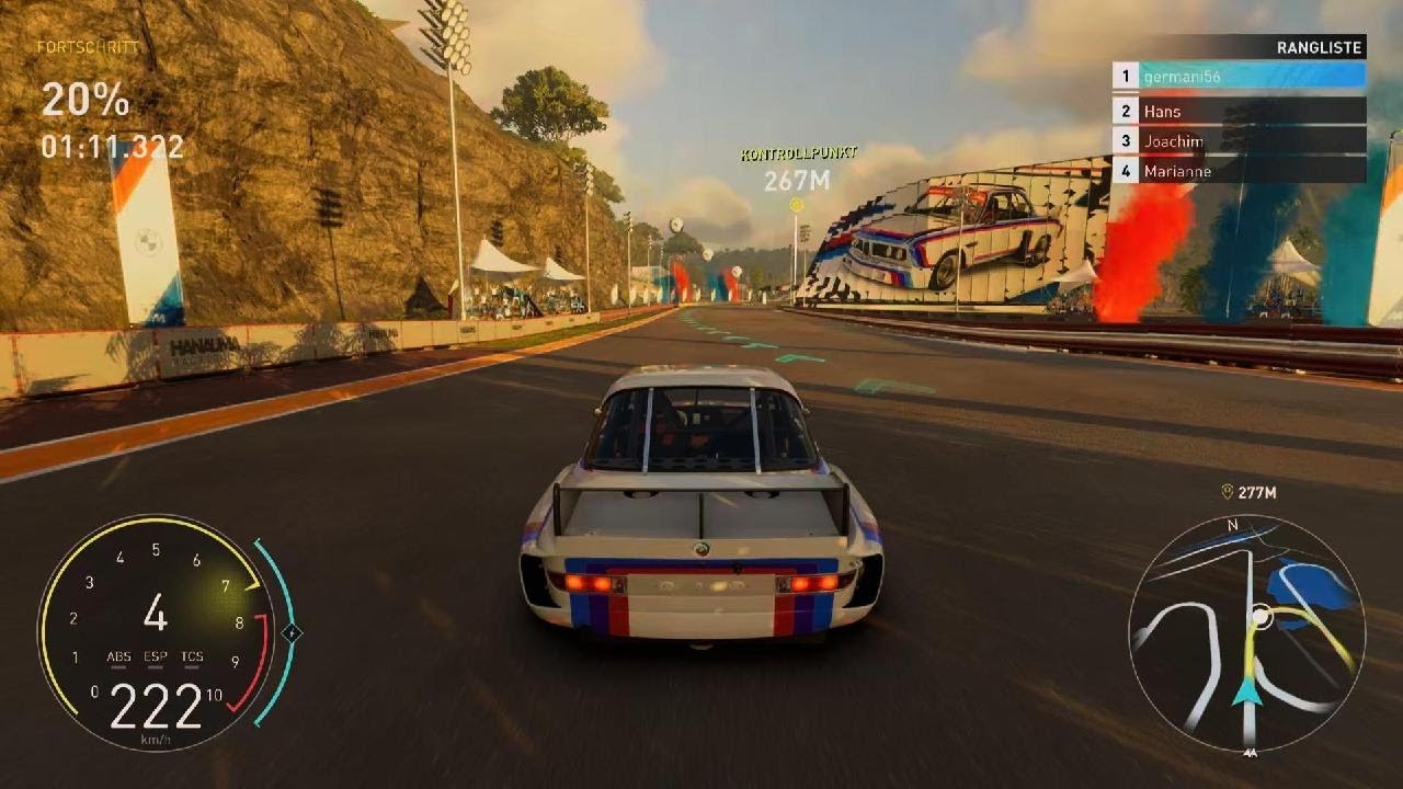 THE CREW MOTORFEST BMW 3.0 csl racing m /BMW s1000rr racing / BMW m hybrid v8 no.15 racing