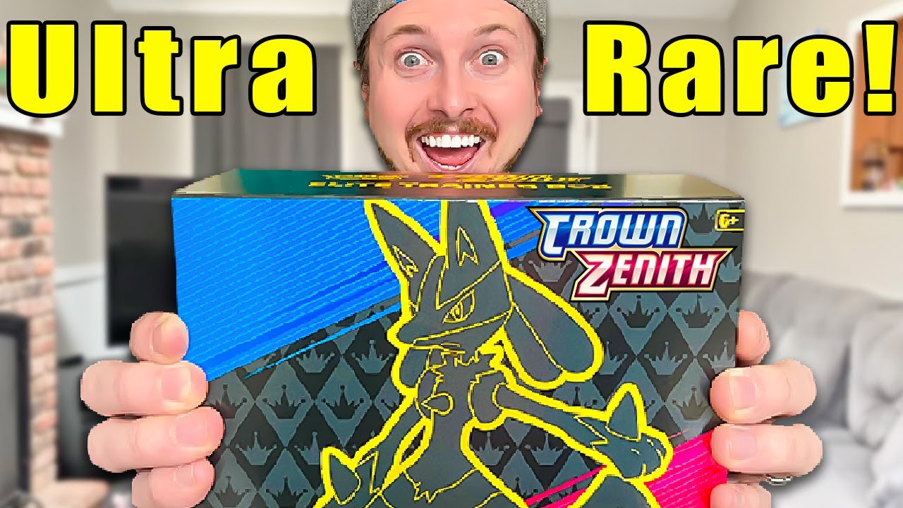 One Pokemon CROWN ZENITH Elite Trainer Box...SO MANY ULTRA RARES!