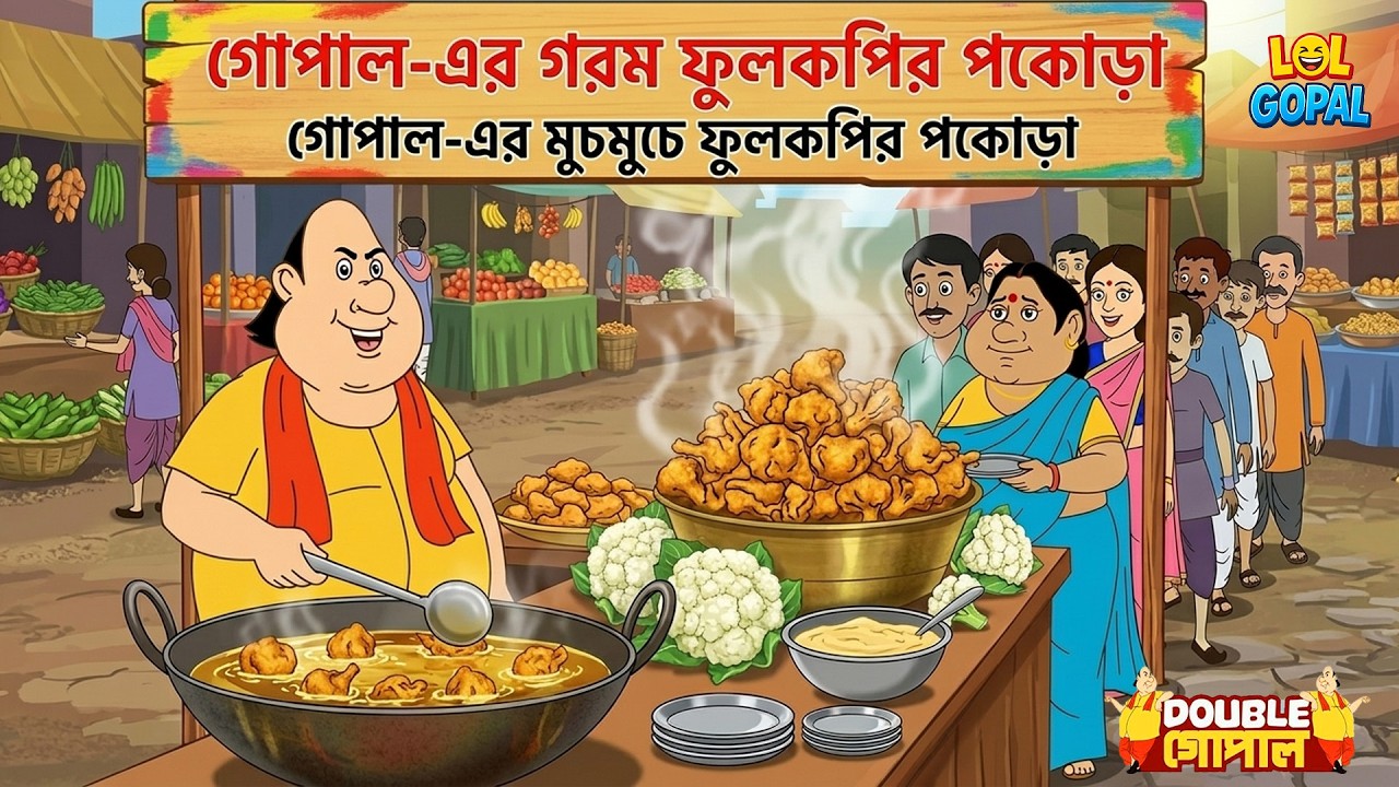 ফুলকপির পাকোড়া নিয়ে গোপালের ভালোবাসা ভেঙে যায় | Gopal Bhar (Bengali) | গোপালভাঁড় | New Episode