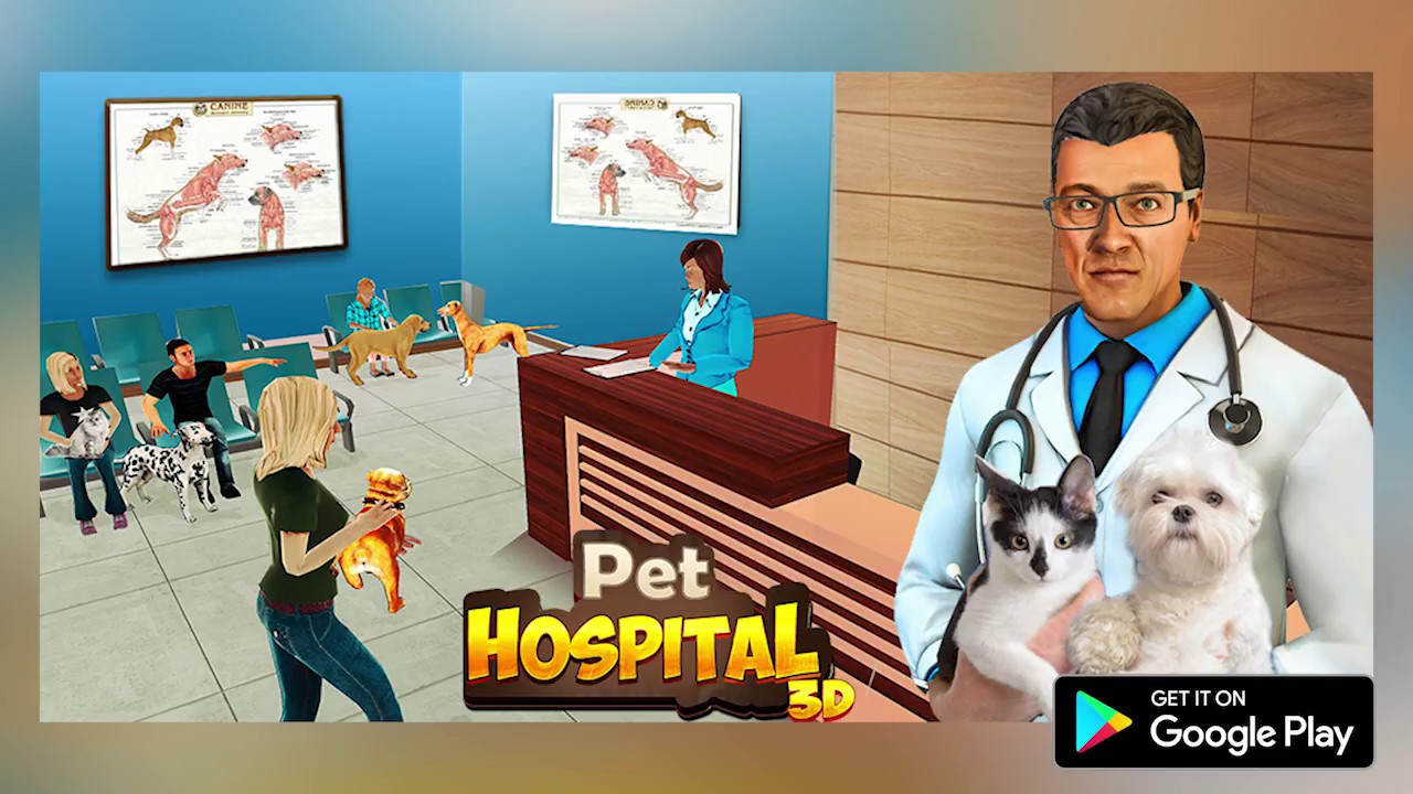 Pet Hospital Vet Clinic Animal Vet Pet Doctor Game