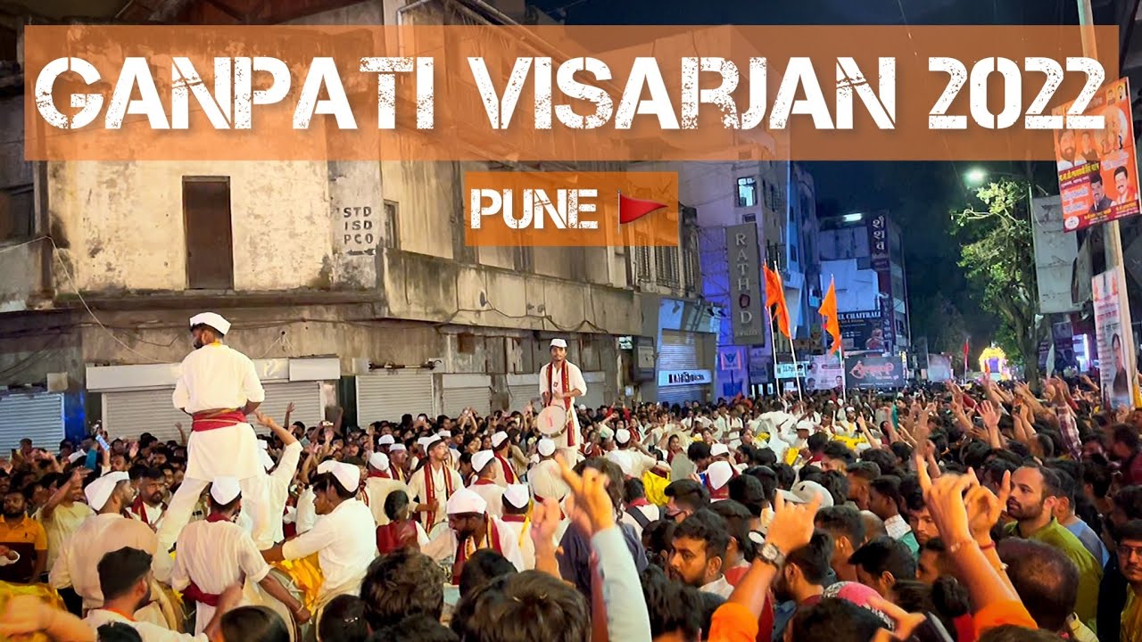GANPATI VISARJAN 2022 | Pune Miravnuk | Laxmi Road | Ft. Abhedya Dhol Tasha Pathak