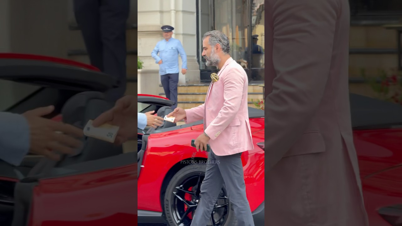 Billionaire gentleman tips 50&euro; to Valet at Hotel Paris #monaco #luxury #trending #lifestyle #fyp