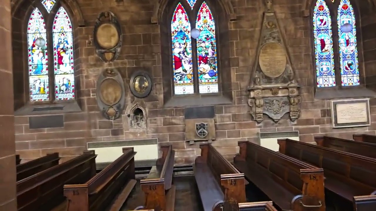 Inside aston church