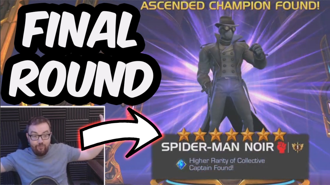 30 кристаллов Spider-Man Noir 7 Star Ascended Crystals. ФИНАЛЬНЫЙ РАУНД С НЕОЖИДАННЫМ БОНУСНЫМ ДЖ...