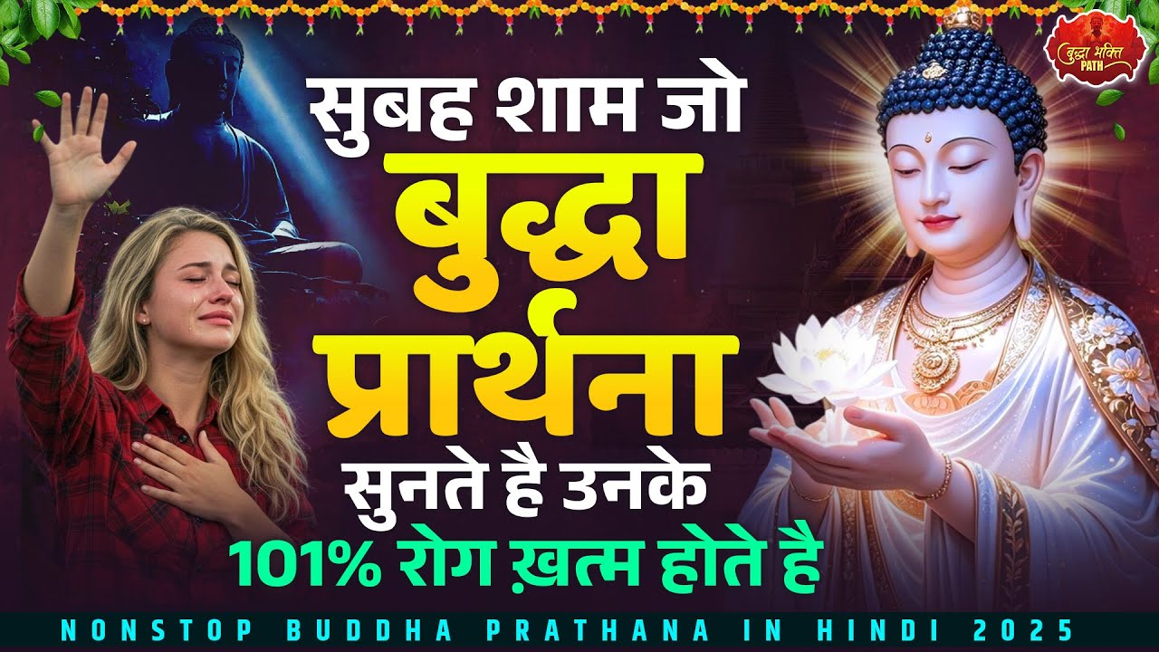 सुबह शाम जो बुद्धा प्रार्थना सुनते है उनके 101% रोग ख़त्म होते है - Nonstop Buddha Geet 2025