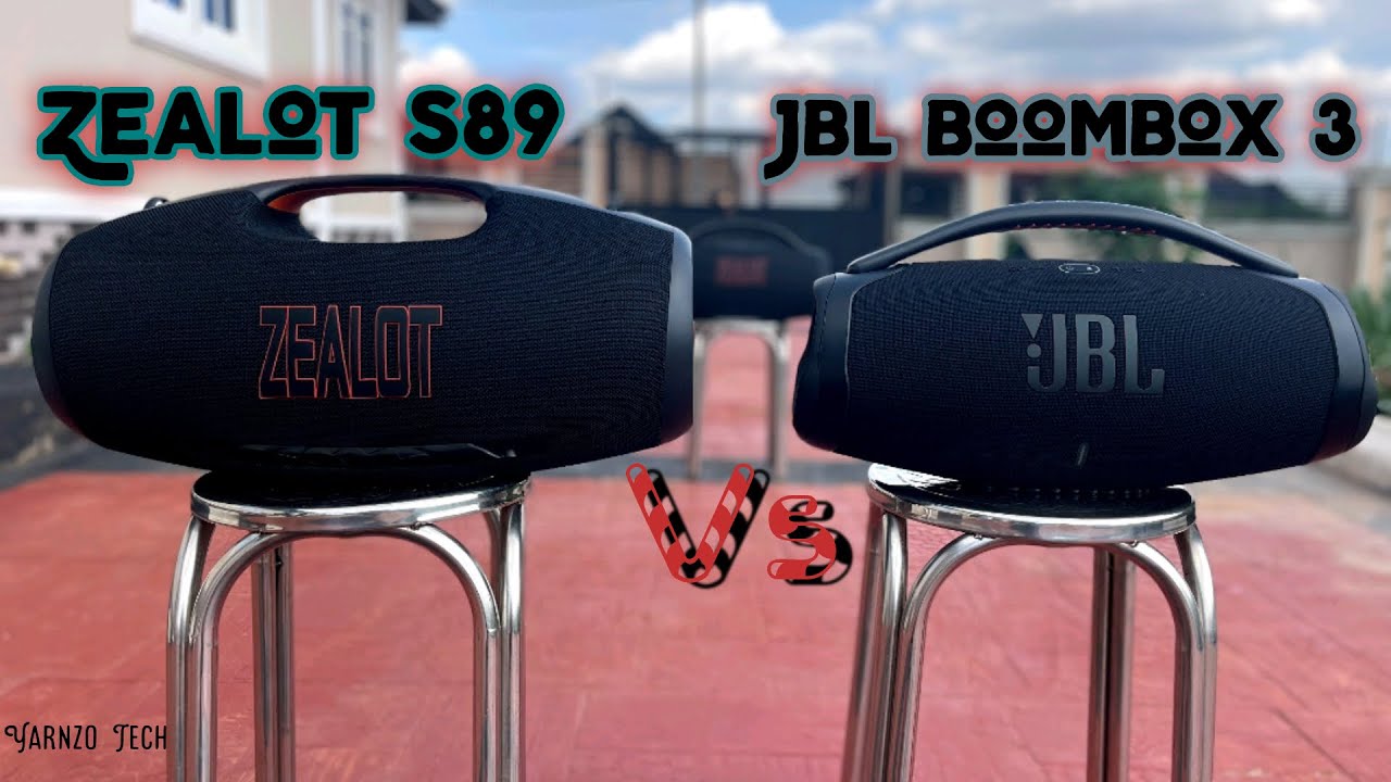 Zealot s89 vs Jbl boombox3 full sound comparison (also with DB sound meter App)