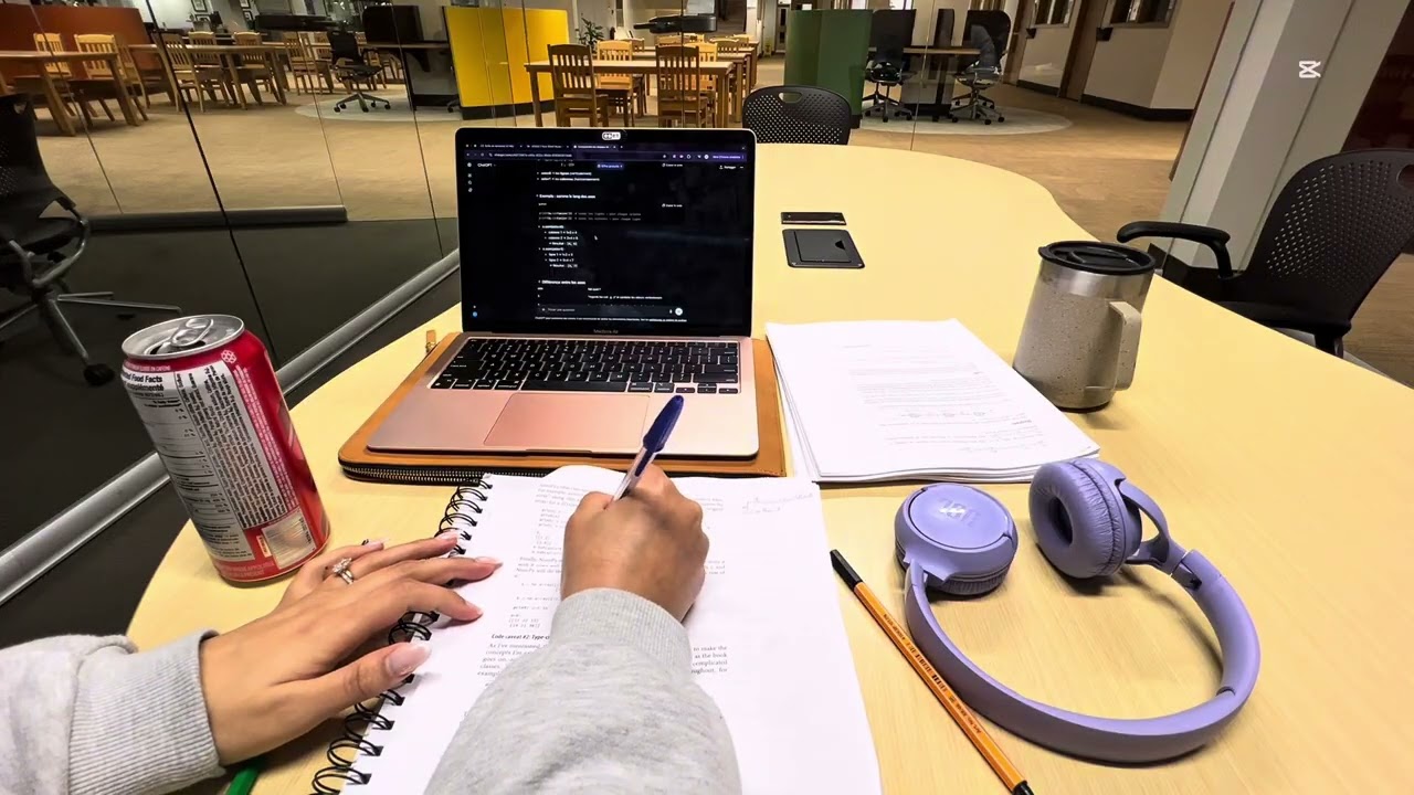 My First Study With Me | 1 Hour | Calm Music 📚✨