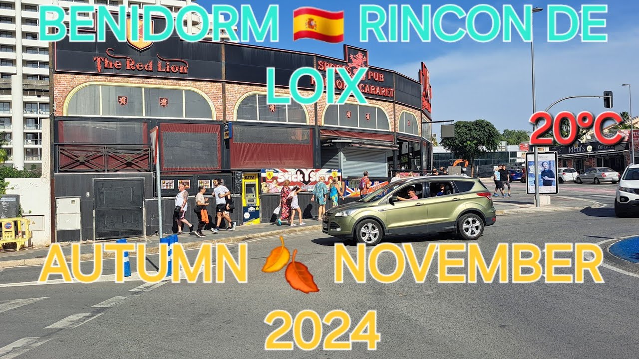 BENIDORM AUTUMN 🇪🇸 AV.DE ZAMORA / RINCON DE LOIX - NOVEMBER 2024 | 4K-HDR Walking Tour #uk #benidorm