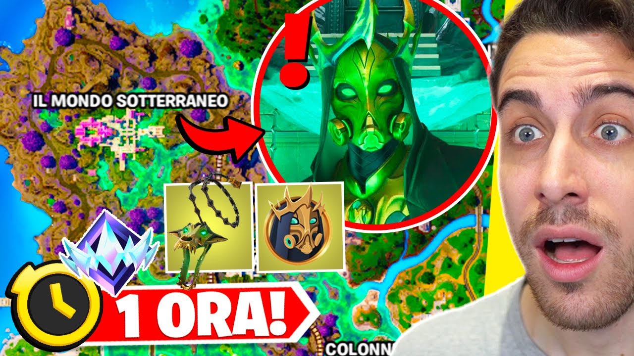 Atterro per 1 ORA dal BOSS ADE al Mondo Sotterraneo in RANKED! Stagione 2 Capitolo 5 Fortnite ITA!