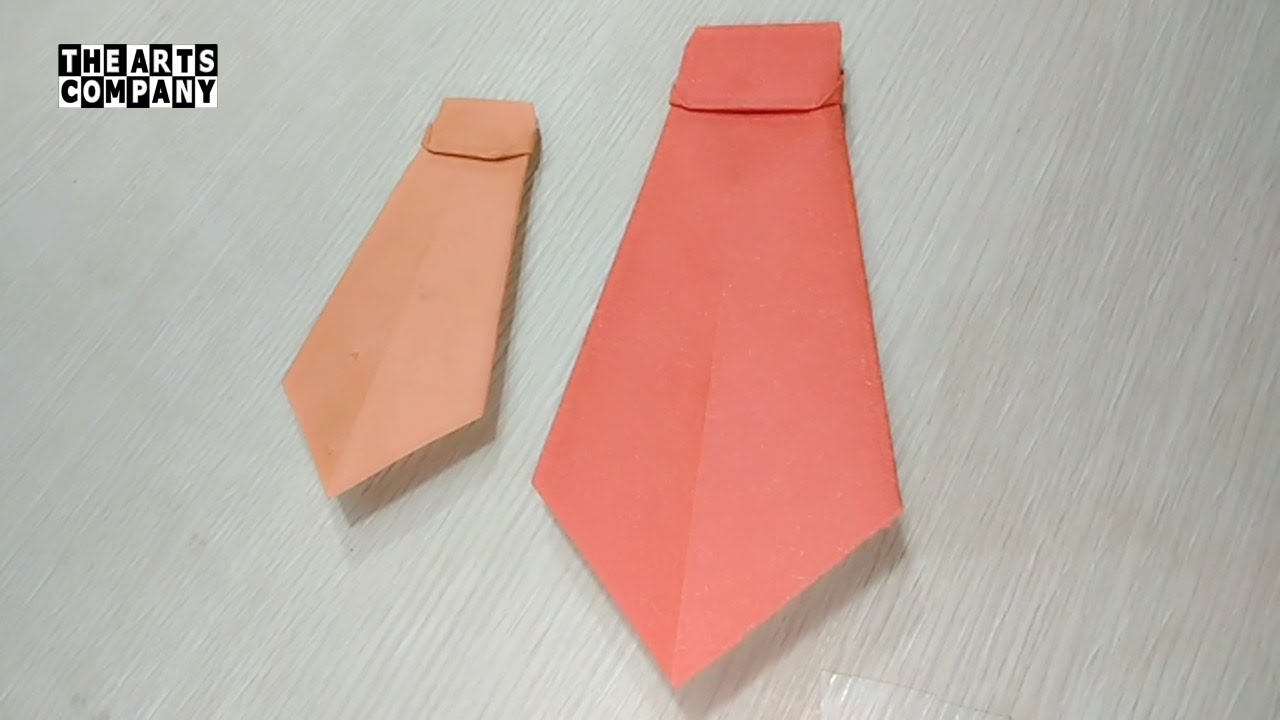 How To Made a Paper Tie / origami / the art company