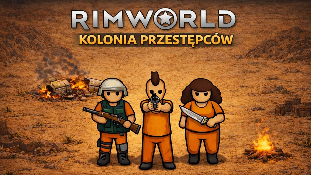 RimWorld Kolonia Przestępc&oacute;w &ndash; hardcore survival na pustyni | RimWorld [#1]