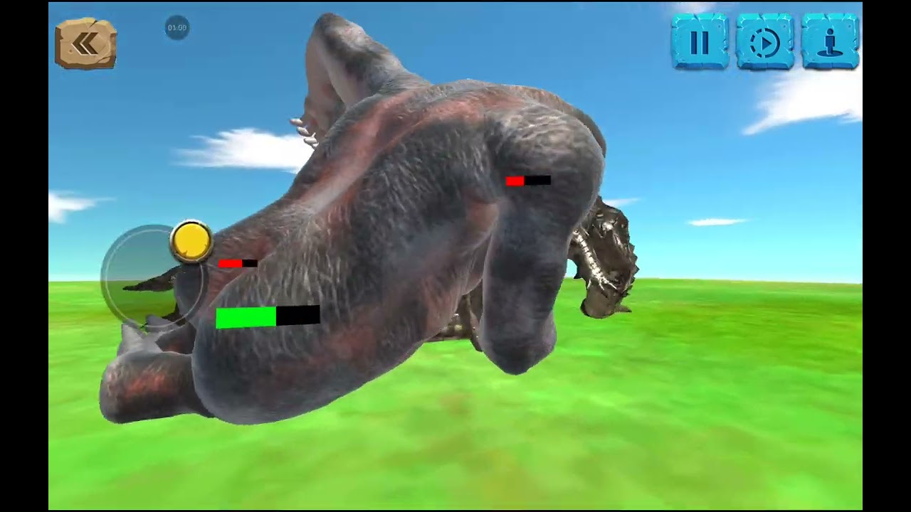 3 Crocodile  vs 1 Gorilla