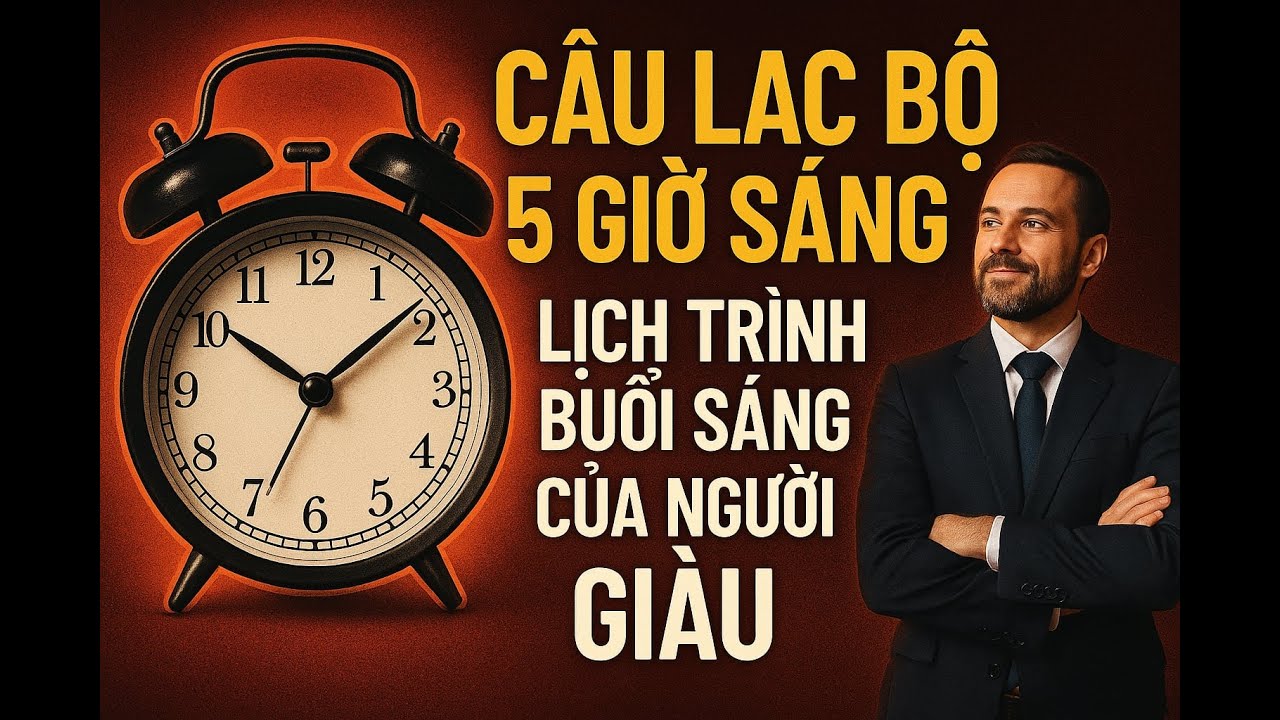 CÂU LẠC BỘ 5 GIỜ SÁNG  LỊCH TRÌNH CỦA NGƯỜI GIÀU | TƯ DUY TÀI CHÍNH ĐỈNH CAO
