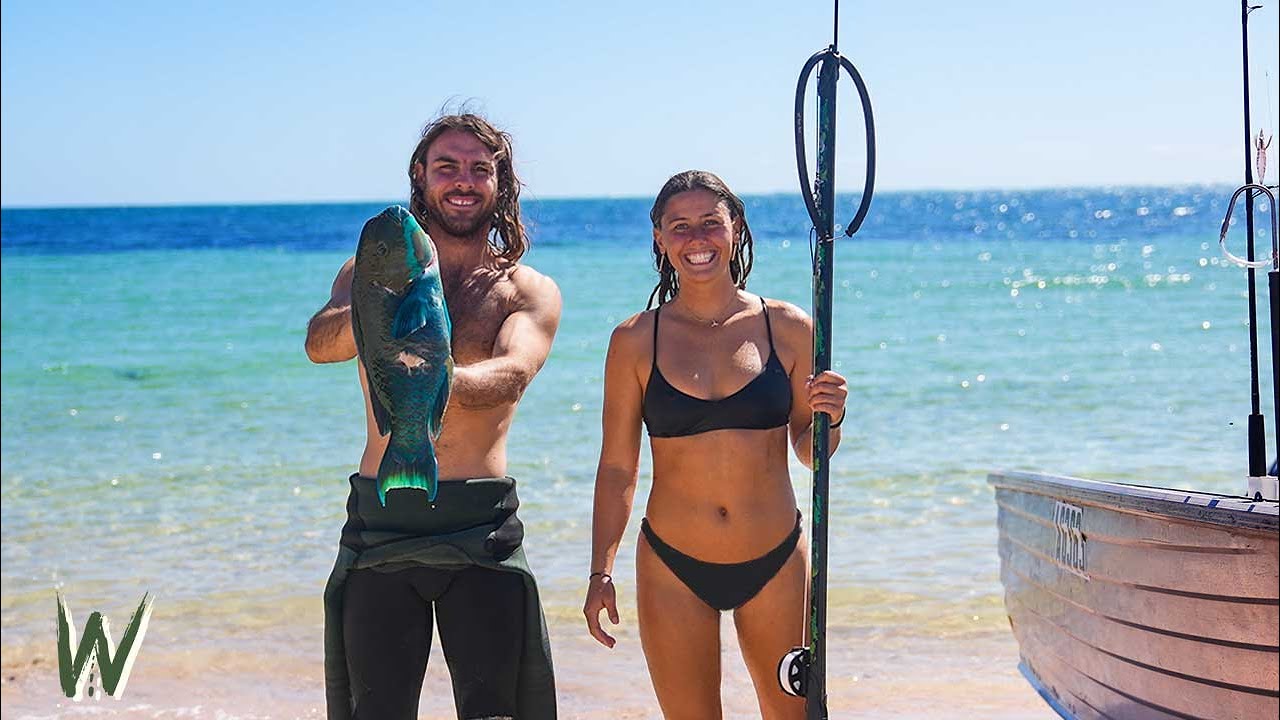 GIRLFRIEND SPEARS FIRST FISH! 🐟 Wrightys Root