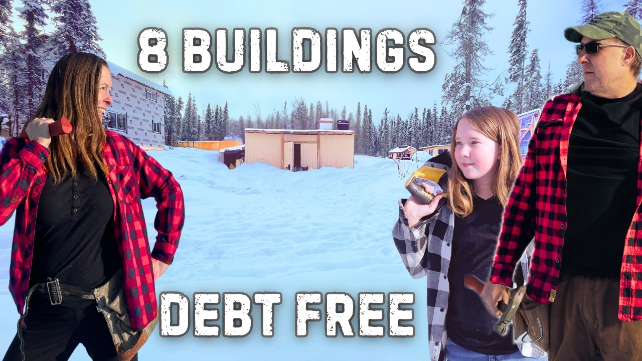 Our Debt-Free Off-Grid Alaskan Homestead: 4-Year Journey from Tent to 8 Structures