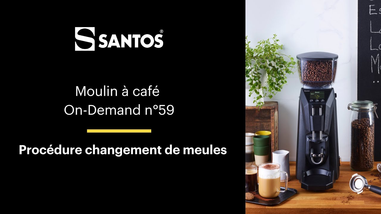 SANTOS Moulin à café n°59 - Changement des meules