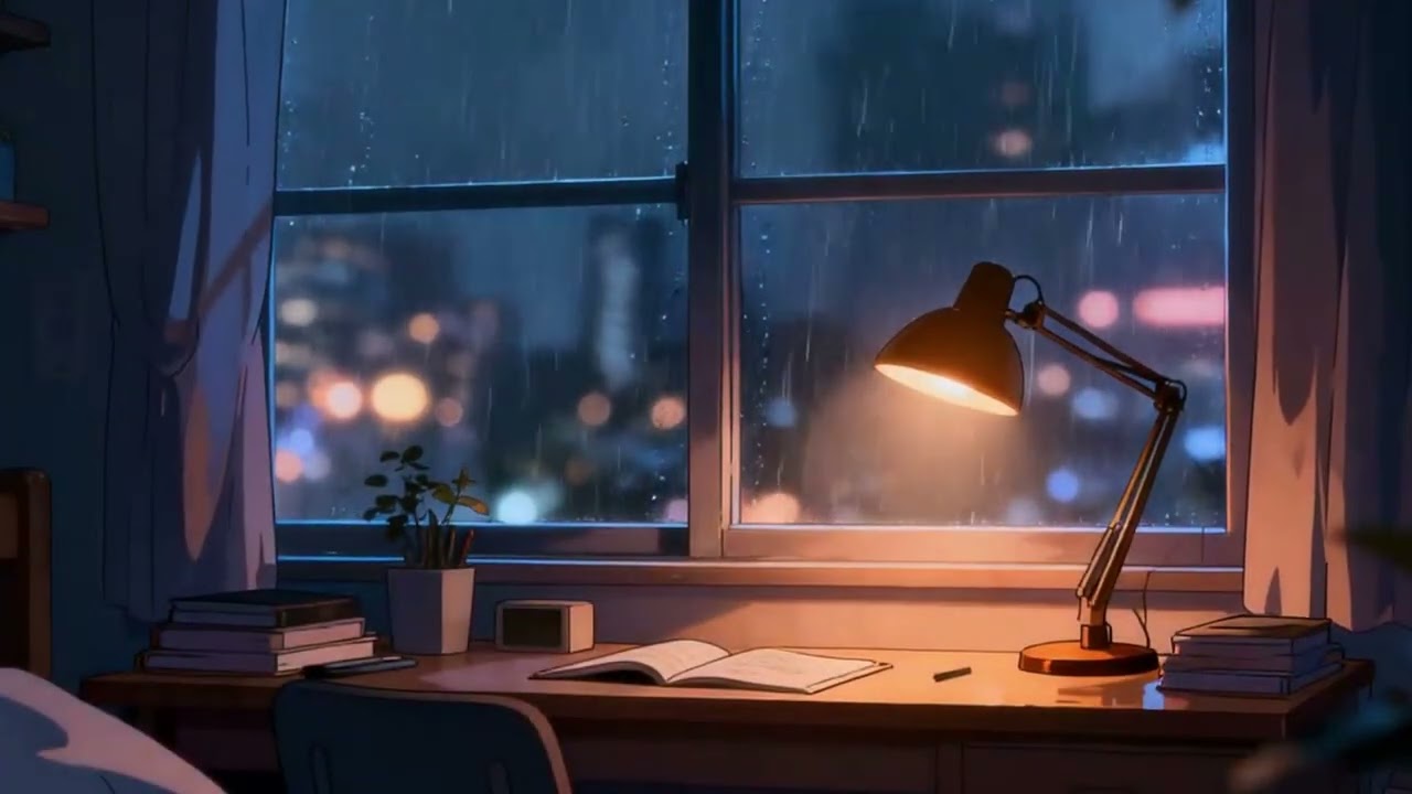 Late Night Sad Lofi 🌙 Rainy Study & Work Beats