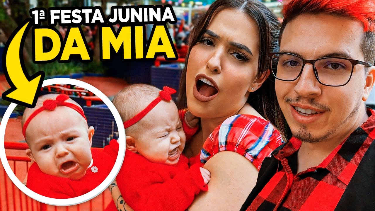Primeira FESTA JUNINA da Nossa FILHA!