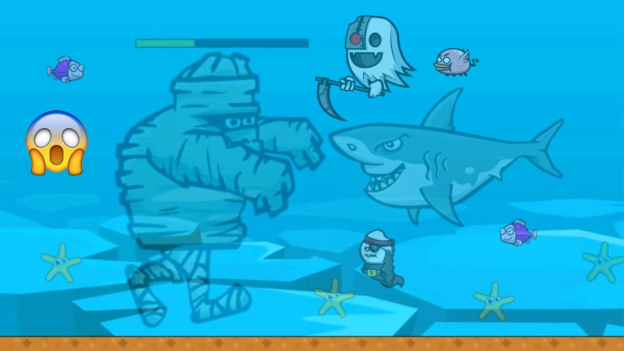 Mummy vs Shark in Water LOL (EvoWorld.io)