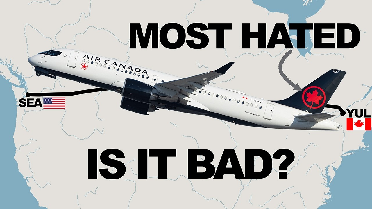 Four Hours in Air Canada Economy | Airbus A220 SEA-YUL