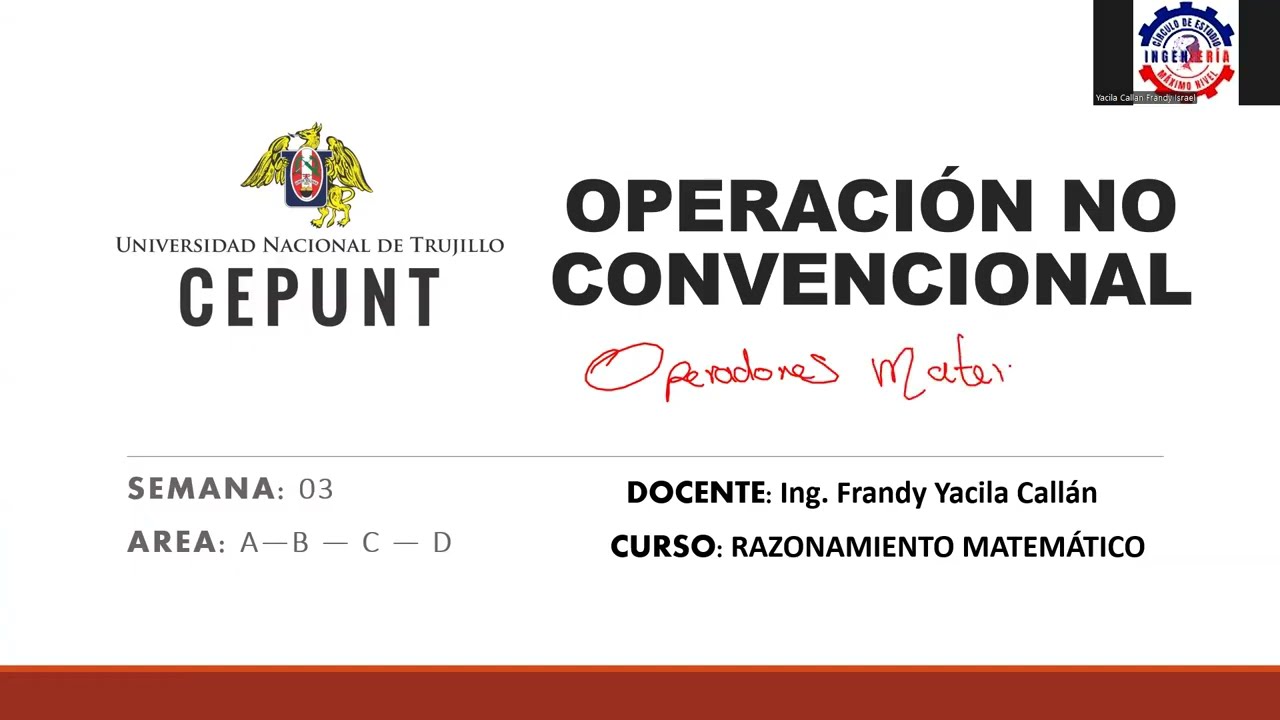 OPERADORES MATEMÁTICOS | SESIÓN CORTA 🔥