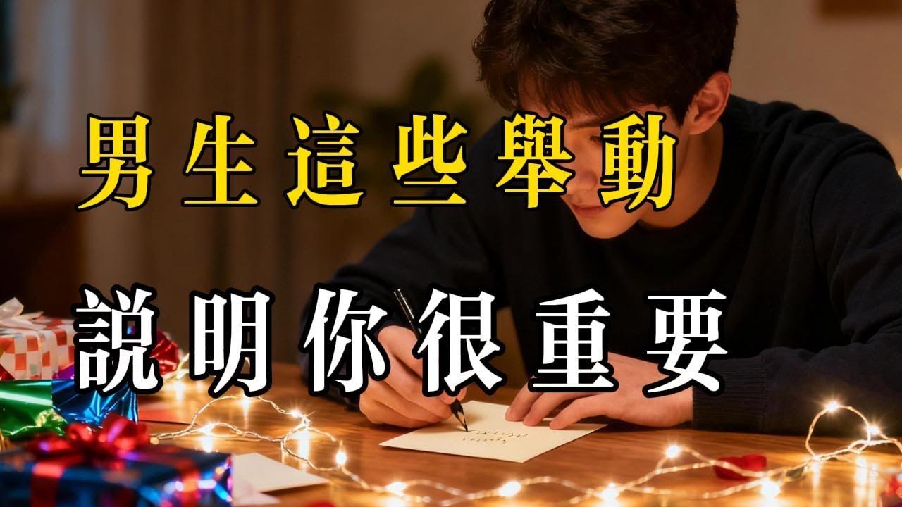 男生這些舉動，說明你很重要