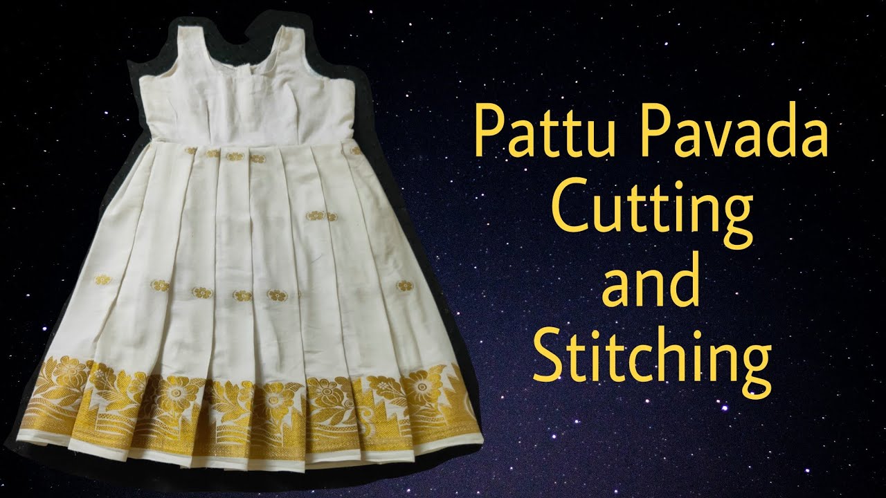 2 - 3 years baby  pattu pavadai | Cutting and Stitching | Pattu Pavadai with lining
