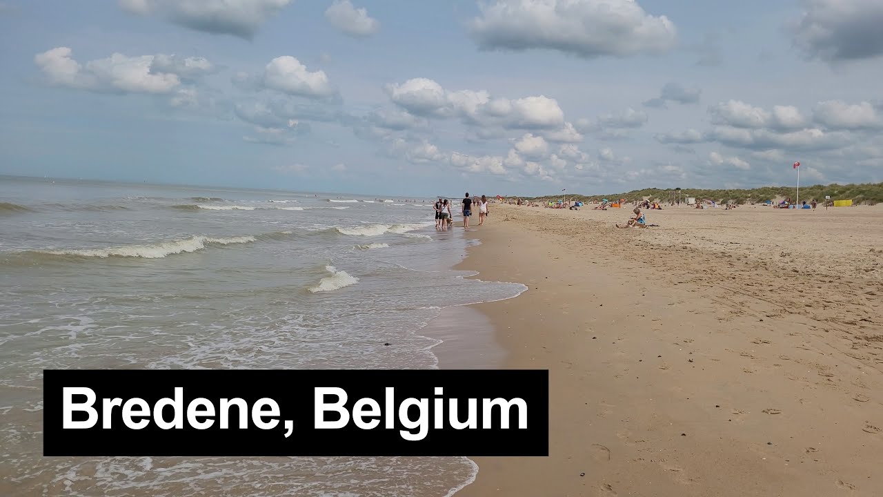 Bredene beach (Belgium),  21 August 2021 [4K]