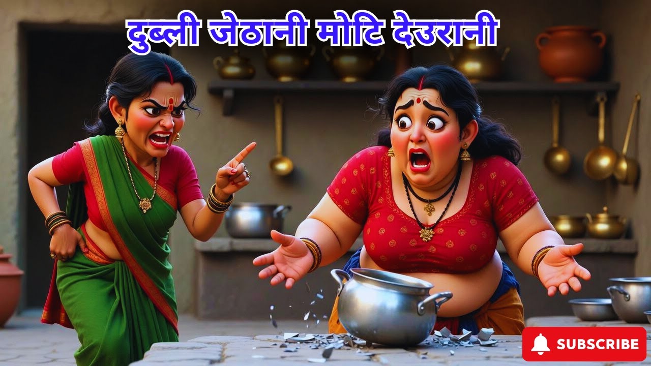 दुब्ली जेठानी मोटि देउरानी | Dubli Jethani Moti| Nepali lok katha | Nepali dantya katha #nepalikatha