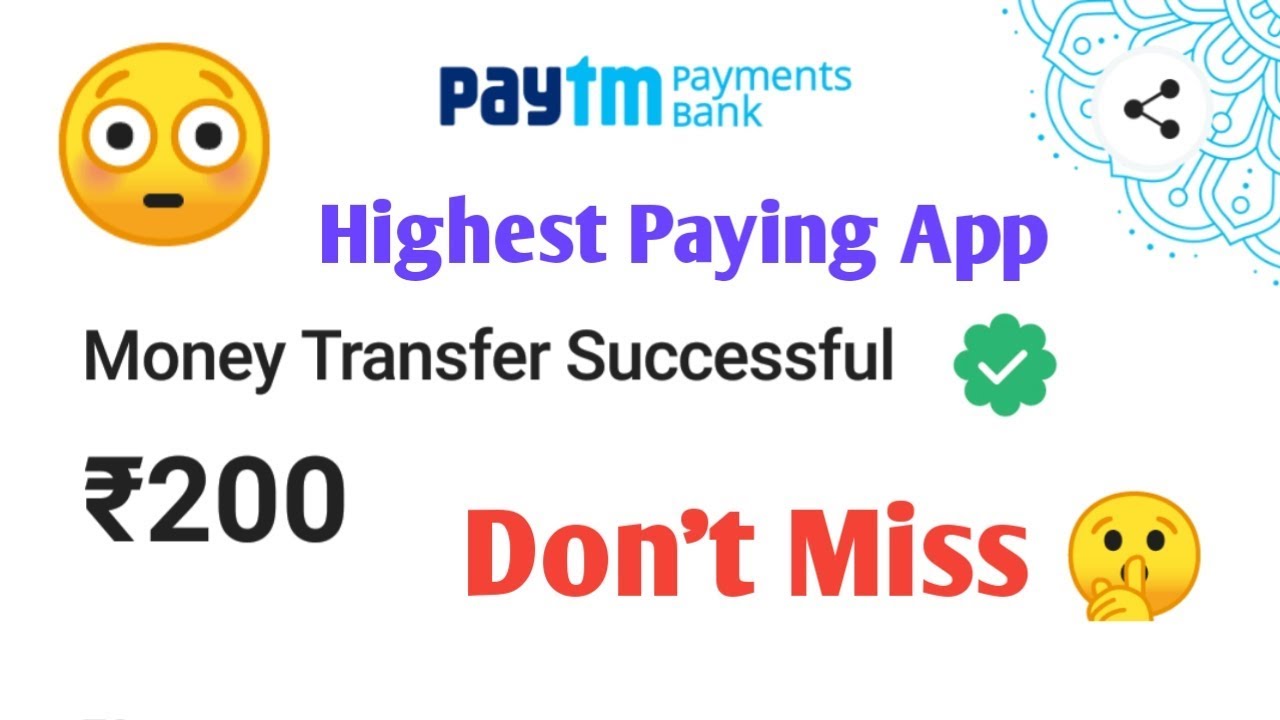 Daily Self Income ₹12/- Highest Paytm Cash Earning App 2018